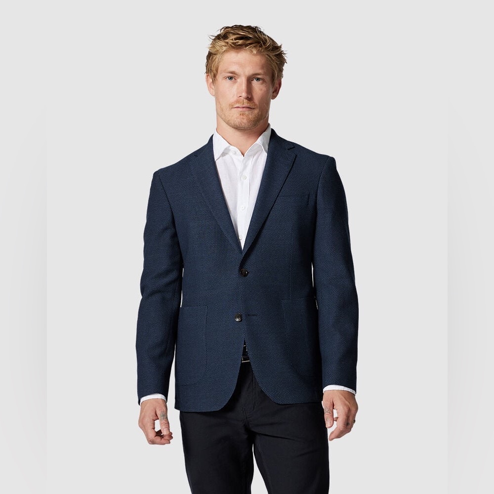 NWOT RODD & GUNN Wool Blend Marlane Italy Woven Large Sports Jacket Size 2XL